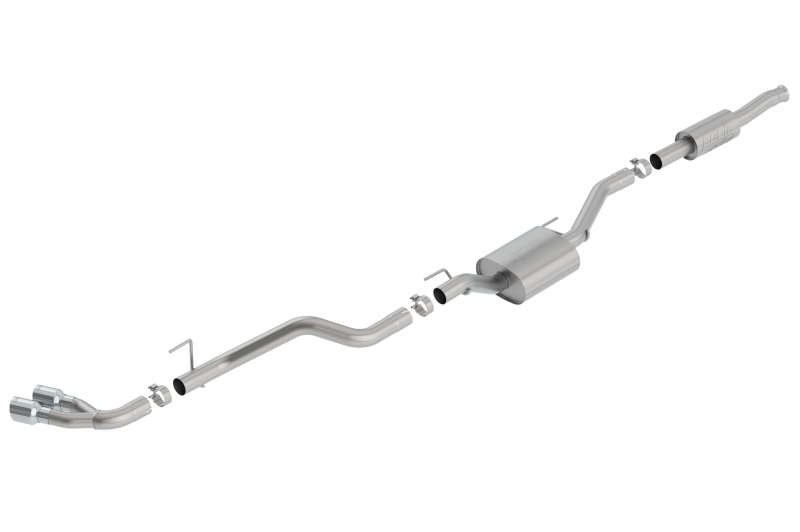 Borla 2020 Jeep Gladiator JT 3.6L V6 AWD ATAK Dual Side Catback w/ Chrome Tips thumbnail 2