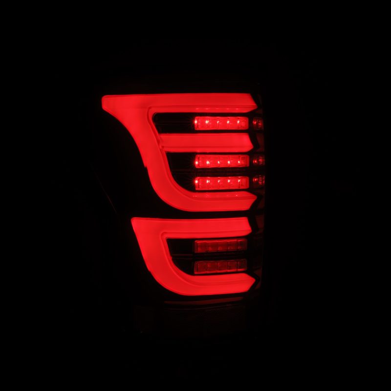 AlphaRex 07-13 Toyota Tundra LUXX-Series LED Tail Lights Black-Red thumbnail 5