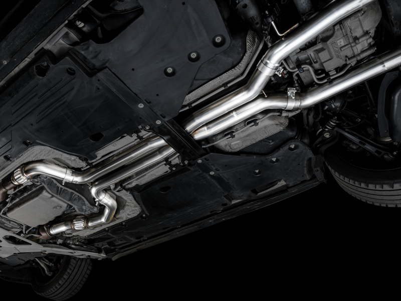 AWE Tuning 2021+ Cadillac CT4-V Blackwing SwitchPath Exhaust - Diamond Black Tips thumbnail 5