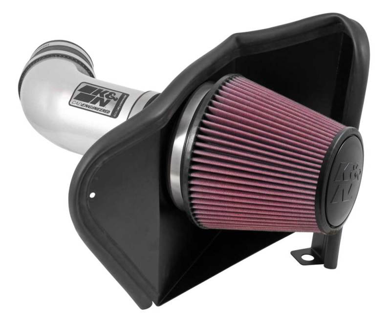 K&N 12-15 Jeep Grand Cherokee SRT 8 6.4L V8 High Flow Performance Intake Kit thumbnail 2