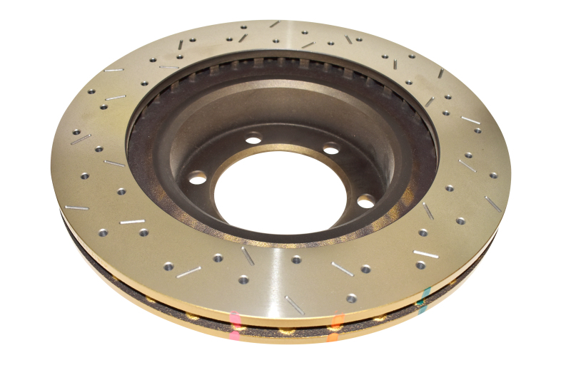 DBA HD Series 4000XS Brake Rotors for 2003-2010 4RUNNER, 2003-2009 GX470, 2002-2004 LAND CRUISER - DBA42700XS Disc Rotor, Cross-Drilled, Slotted, 4000 XS Series, Uni-Directional, Toyota, Front, Each thumbnail 5