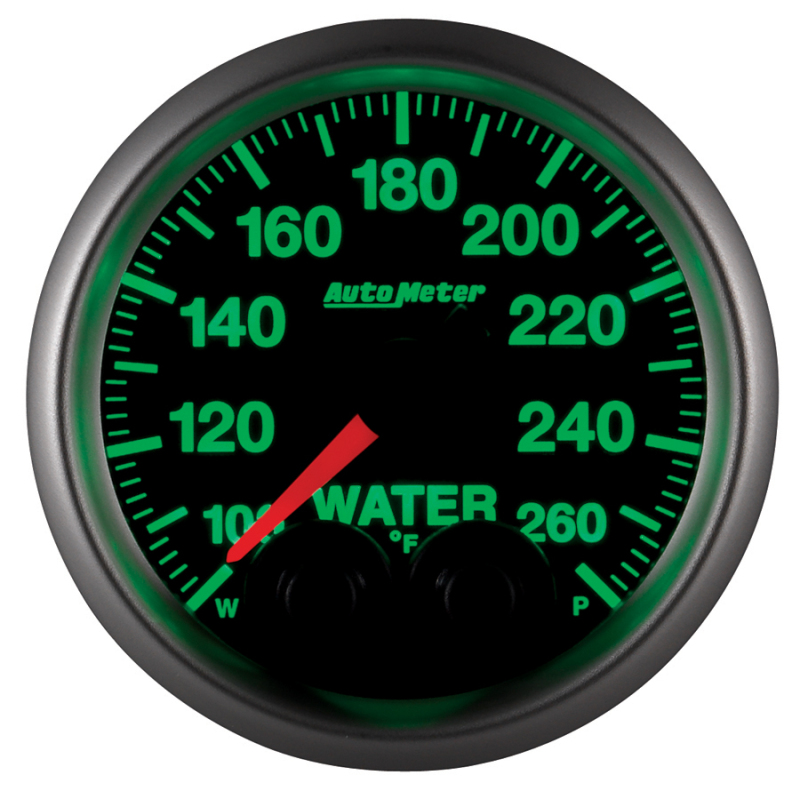 Autometer Elite Nascar 2-1/16in 100-260 Deg. F Water Temp. w/ Peak and Warn Gauge w/ Pro-Control thumbnail 6