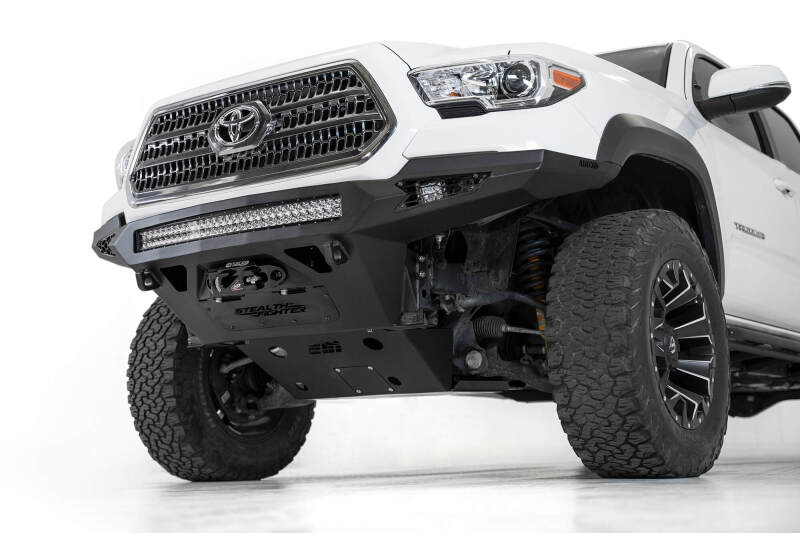 Addictive Desert Designs 16-19 Toyota Tacoma Stealth Fighter Front Bumper w/ Winch Mount thumbnail 9