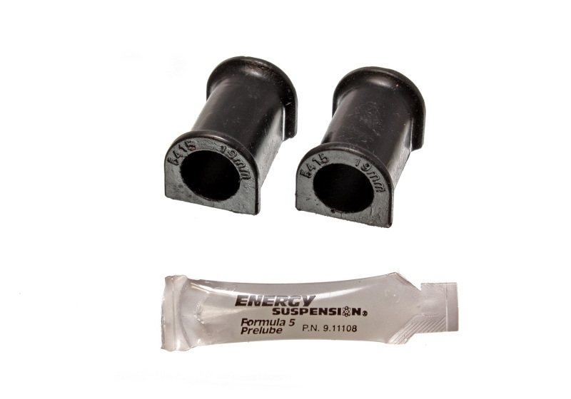Energy Suspension 95-99 Mitsubishi Eclipse FWD/AWD Black 16mm Front Sway Bar Bushings thumbnail 5