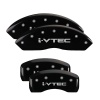 MGP 4 Caliper Covers Engraved Front & Rear i-Vtec Black finish silver ch thumbnail 8