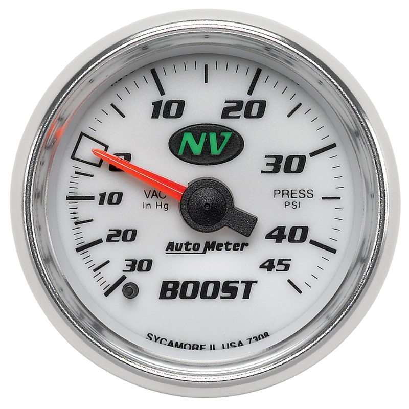 Autometer 52mm Mechanical 30 In Hg-Vac/45 PSI Vacuum / Boost Gauge thumbnail 9
