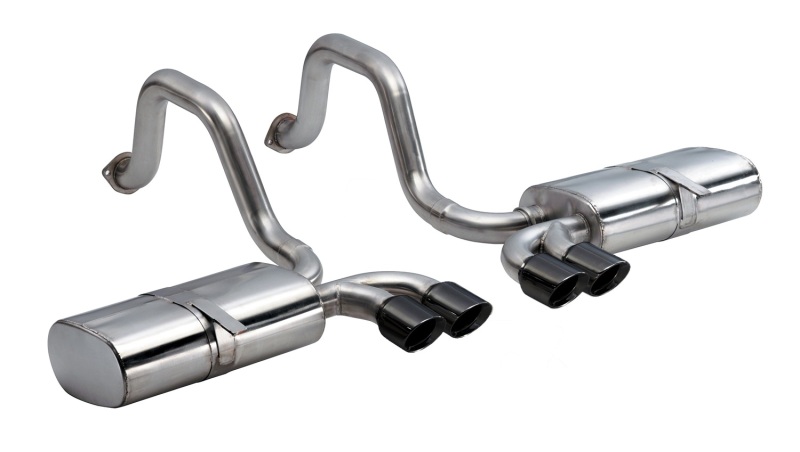 Corsa 1997-2004 Chevrolet Corvette C5 Z06 5.7L V8 Black Sport Axle-Back Exhaust thumbnail 6