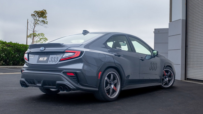 Borla 2022 Subaru WRX 2.4L Turbo AT/MT AWD S-Type Catback Exhaust CB Tips thumbnail 3
