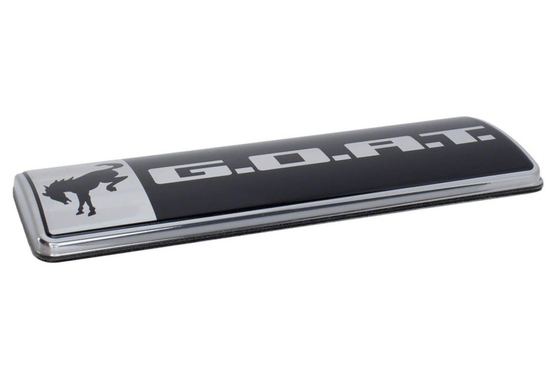 Ford Racing Bronco/Bronco Sport G.O.A.T. Badge - Black/Chrome thumbnail 9