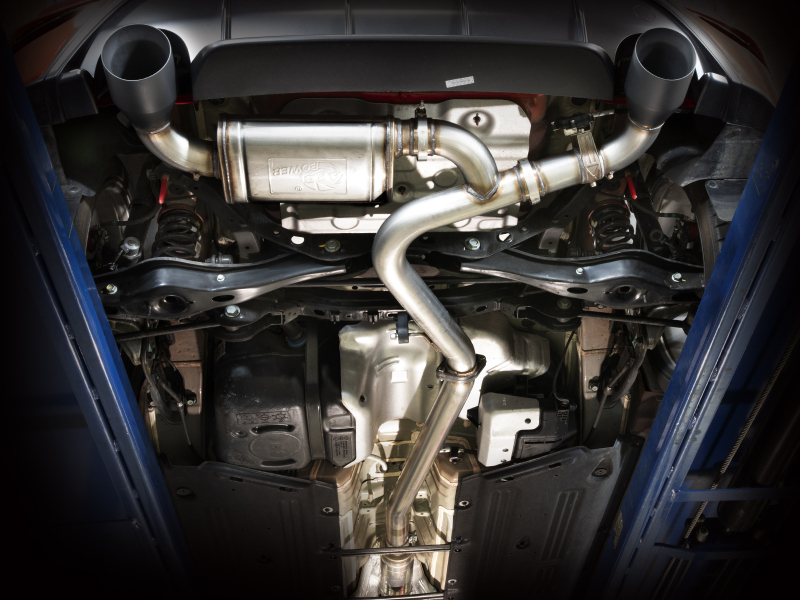 aFe 22-23 Hyundai Kona N L4 2.0L (t) Takeda 3in SS Axle-Back Exhaust System w/ Black Tips thumbnail 6