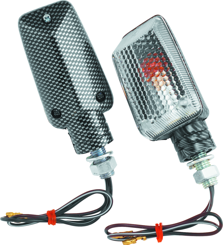 BikeMaster Universal Ministalk Marker Light Carbon/Clear thumbnail 3