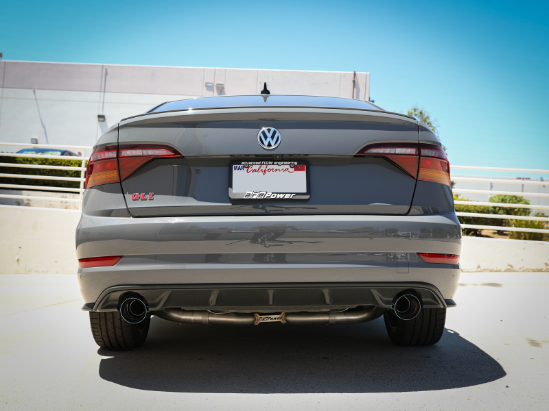 aFe 19-21 VW Jetta GLI (MKVII) L4-2.0L (t) MACH Force-Xp 304 SS Cat-Back Exhaust System Blue Tips thumbnail 8
