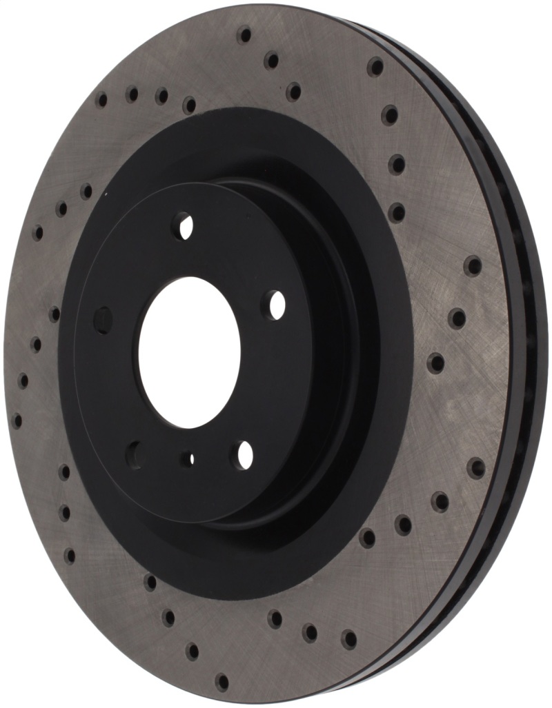 StopTech 08-09 Infiniti EX35 / 05-08 G35 / 09 G37 / 06-09 M35/M45 Drilled Right Front Rotor thumbnail 7