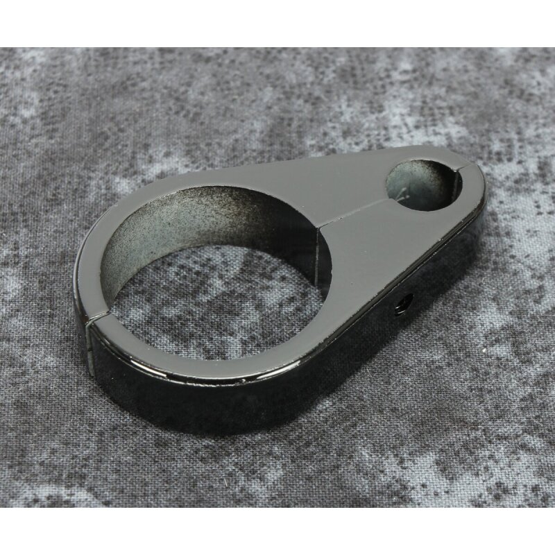 Bikers Choice Black Clutch Cable Clamp for 1 1/4 Inch Tube