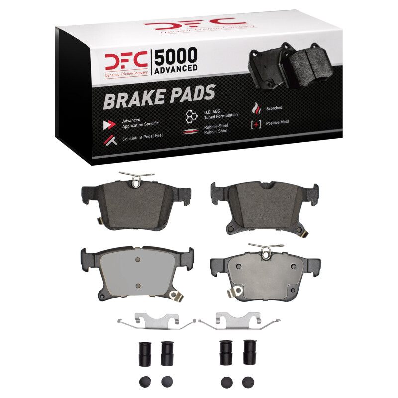DFC 17-24 Chrysler Voyager Front & Rear Rotors with 5000 Advanced Brake Pads w/Hardware (Bundled Kit) thumbnail 2