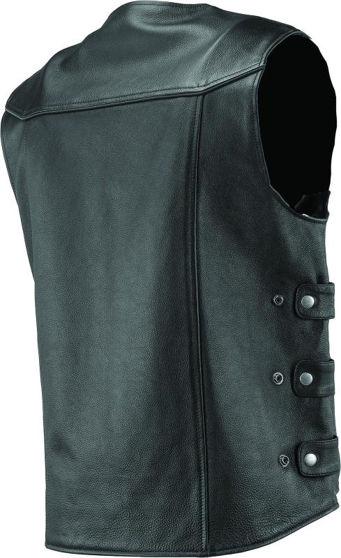 Kuryakyn Leather By River Road Plains Leather Vest Black - Small thumbnail 9