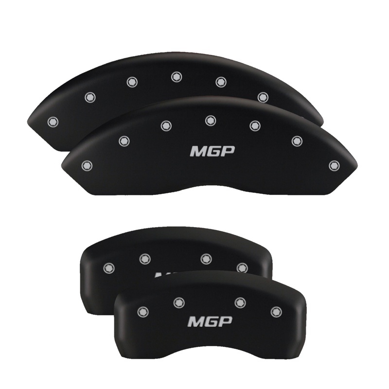 MGP 4 Caliper Covers Engraved Front Lincoln Rear Star Logo Red Finish Silver Char 2019 Lincoln MKZ thumbnail 5
