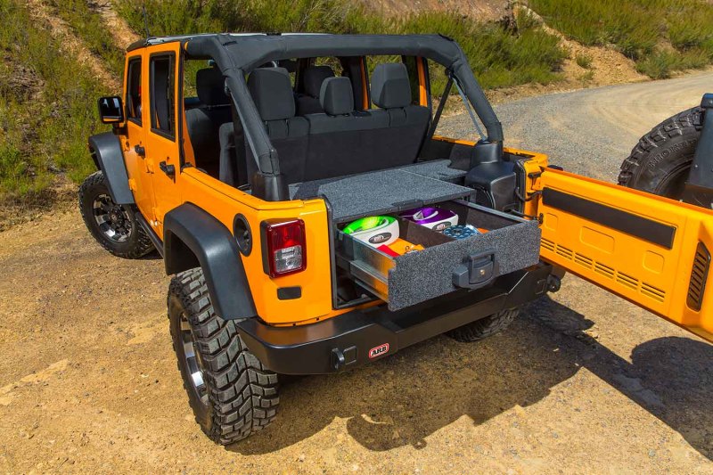 ARB Complete Roller Drawer Kit Rdrf790 Jk 4Dr Plastic Trim/Subwoofer thumbnail 3