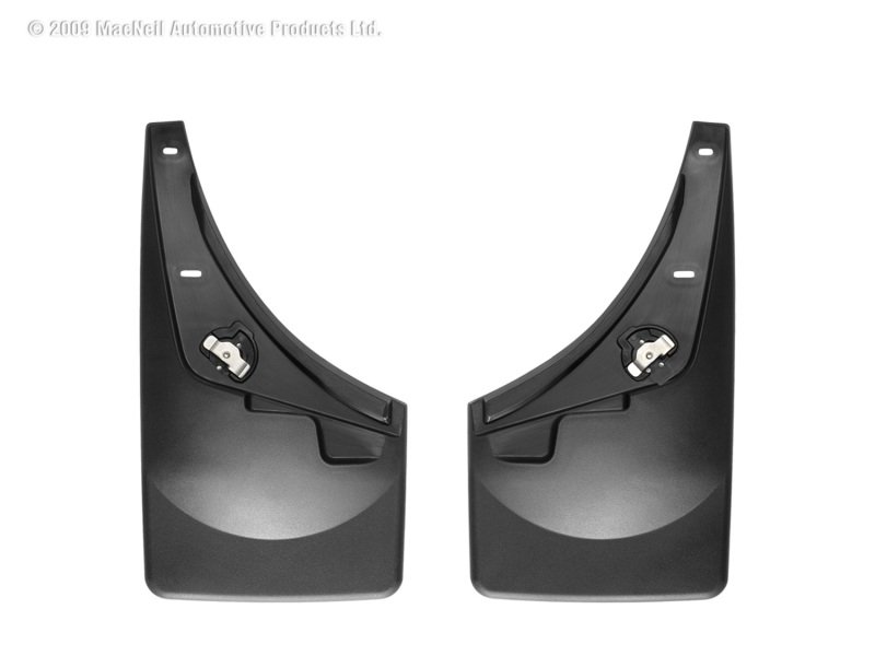 WeatherTech 08-10 Ford F250/350 Superduty No Drill Mudflaps - Black thumbnail 2