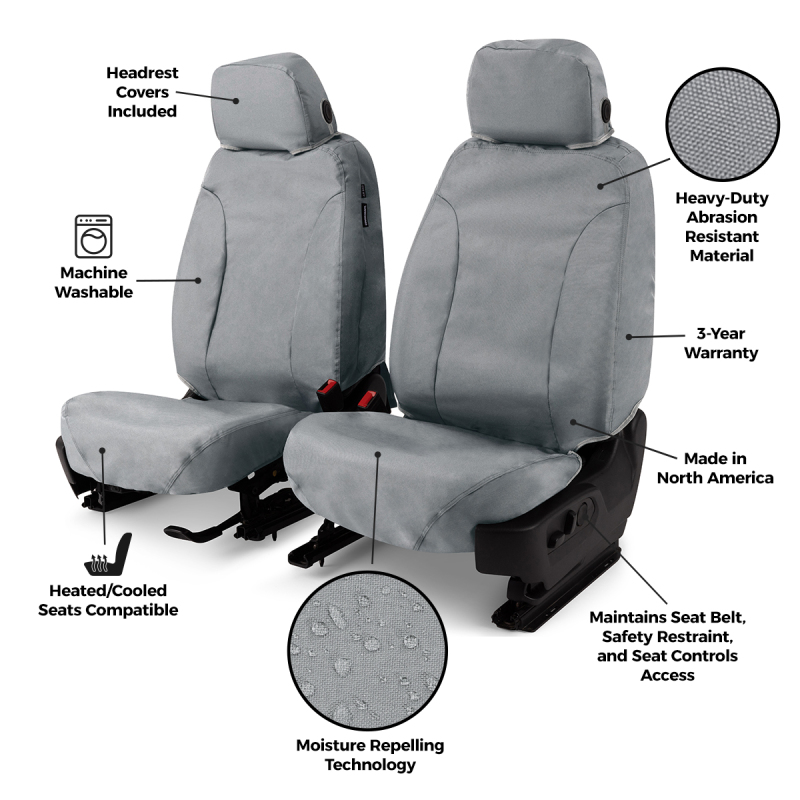 Covercraft 23-26 Toyota Prius Endura Waterproof SeatSaver Custom Second Row Seat Covers