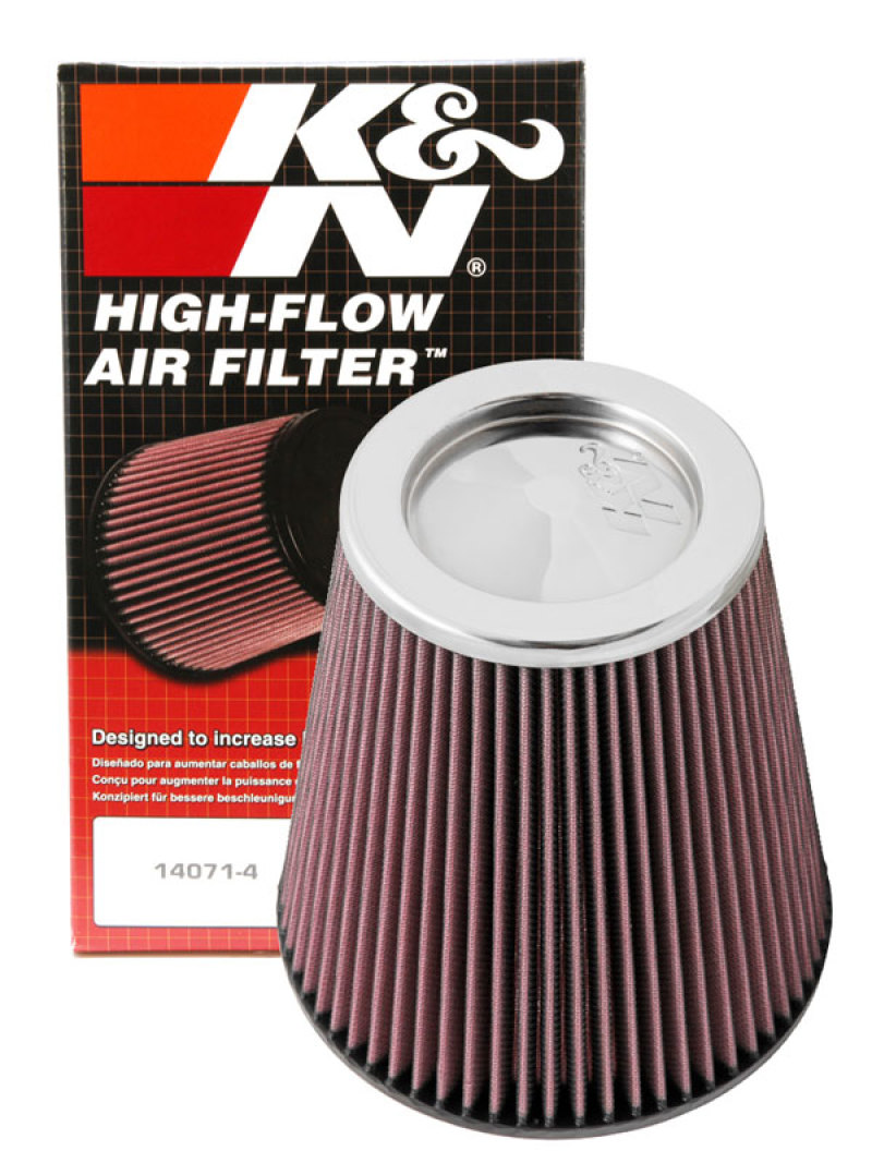 K&N Round Tapered Universal Air Filter 6 inch Flange 7 1/2 inch Base 5 inch Top 7 1/2 inch Height thumbnail 9