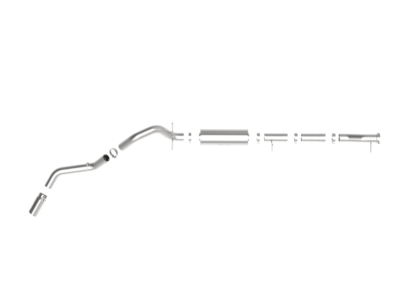 aFe Apollo GT Series 3in 409SS Cat-Back Exhaust w/ Polished Tip 2020 GM 2500/3500HD V8 6.6L L8T thumbnail 6