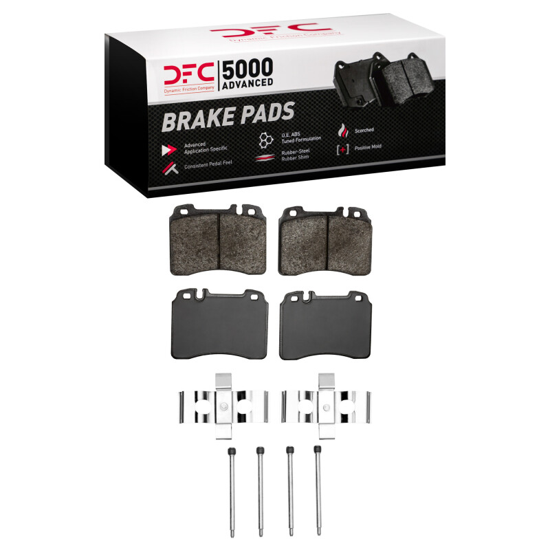 DFC 5000 Advanced Pads - Low-Metallic and Hardware Kit