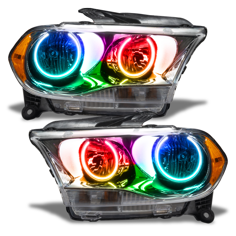 Oracle 11-13 Dodge Durango SMD HL Halogen - Chrome - ColorSHIFT w/o Controller thumbnail 2