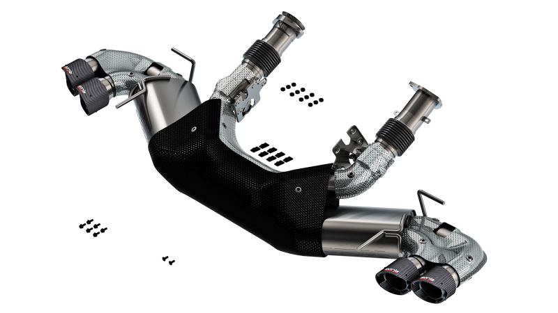 Borla 20-24 Chevy Corvette 6.2L V8 AT w/o NPP 3in S-Type Catback Exhaust - Carbon Fiber Tips thumbnail 2