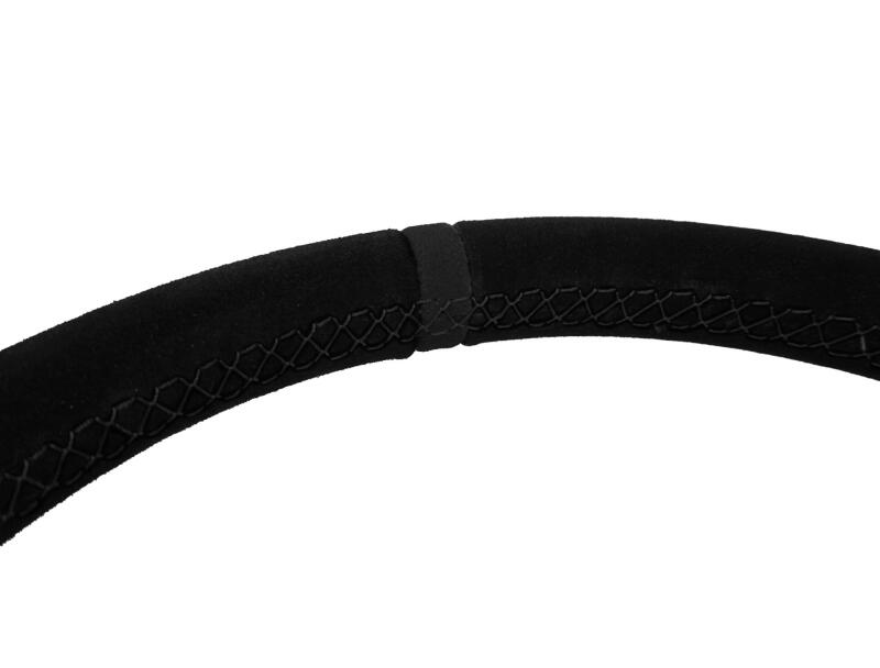 PRP Deep Dish Suede Steering Wheel - Black