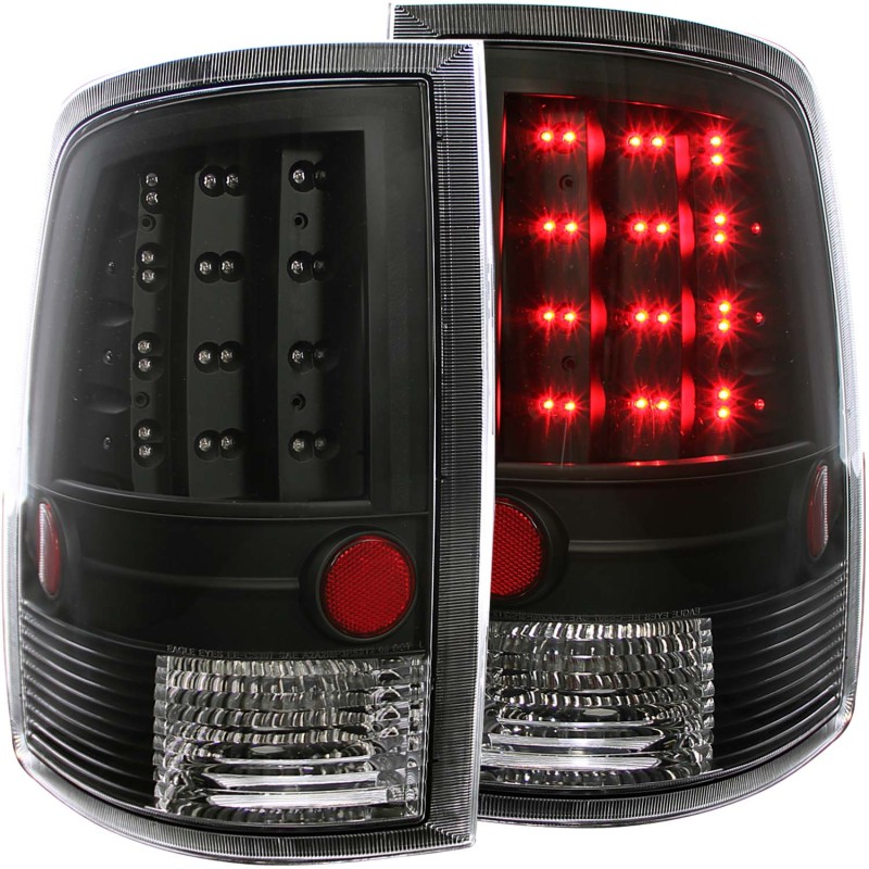 ANZO 2009-2015 Dodge Ram 1500 LED Taillights Black thumbnail 6