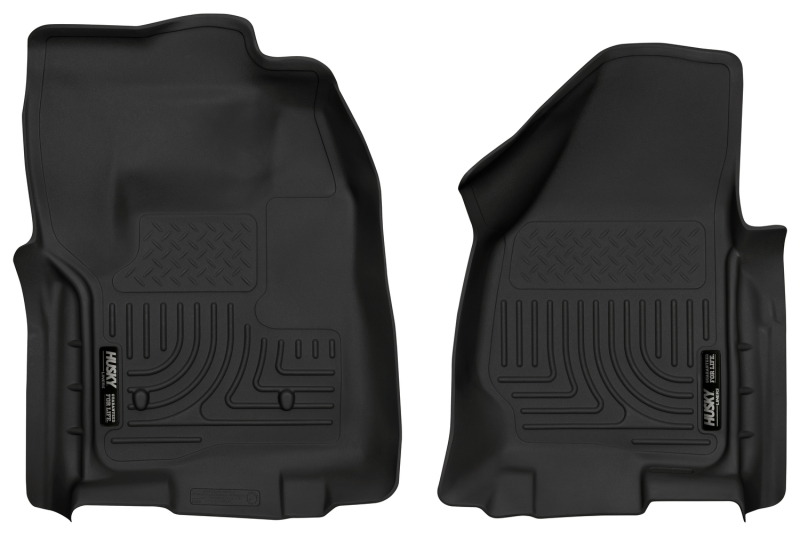 Husky Liners 2012.5 Ford SuperDuty/F-250/F-350 Regular Cab WeatherBeater Black Floor Liners thumbnail 5
