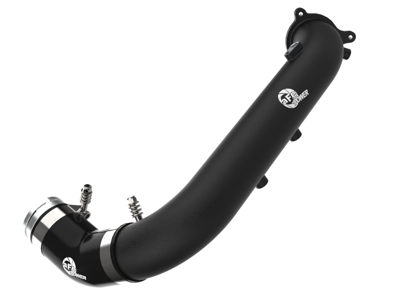 BladeRunner 2-3/4 IN Aluminum Hot Charge Pipe Black