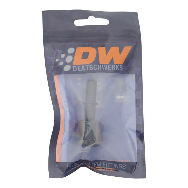 DeatschWerks 8AN Female Flare Swivel to 3/8in Male EFI Quick Disconnect - Anodized Matte Black thumbnail 4