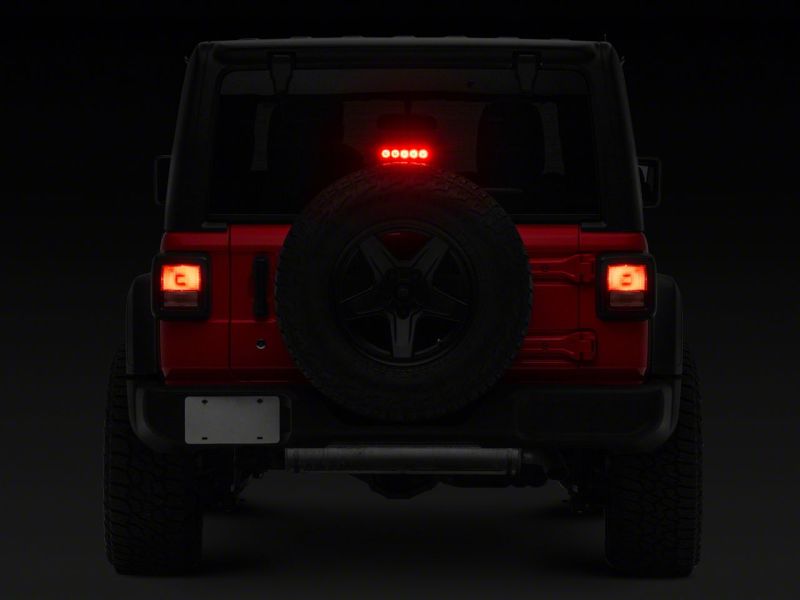Raxiom 18-23 Jeep Wrangler JL Axial Series LED Third Brake Light- Red thumbnail 5