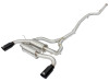 aFe MACH Force XP SS-304 Black Tip 2.5in Dia Cat Back Exhaust 12-14 BMW 335i (F30) 3.0L (t) thumbnail 9