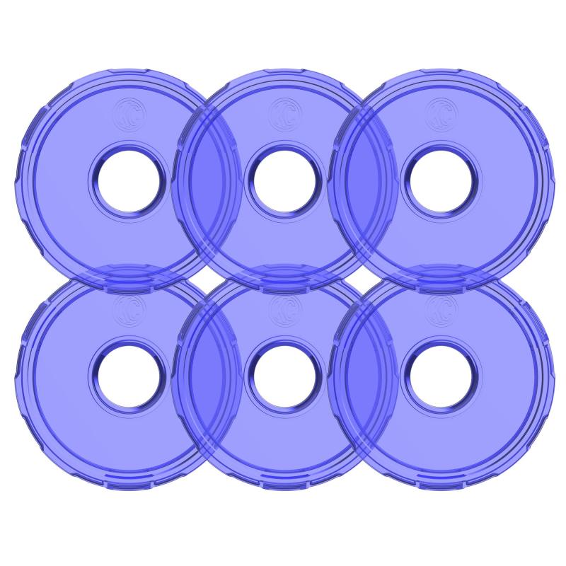 KC HiLiTES Cyclone V2 LED - Replacement Lens - Blue - 6-PK thumbnail 2