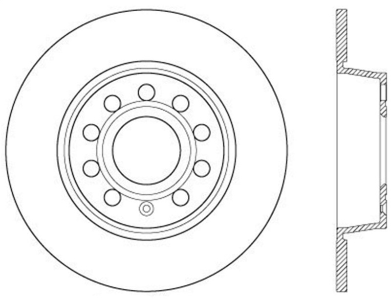 StopTech Slotted & Drilled Sport Brake Rotor thumbnail 2