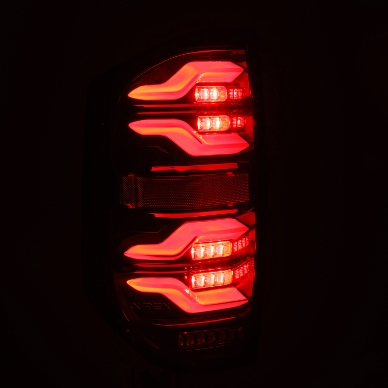 AlphaRex 14-21 Toyota Tundra LUXX LED Taillights Blk w/Activ Light/Seq Signal thumbnail 3