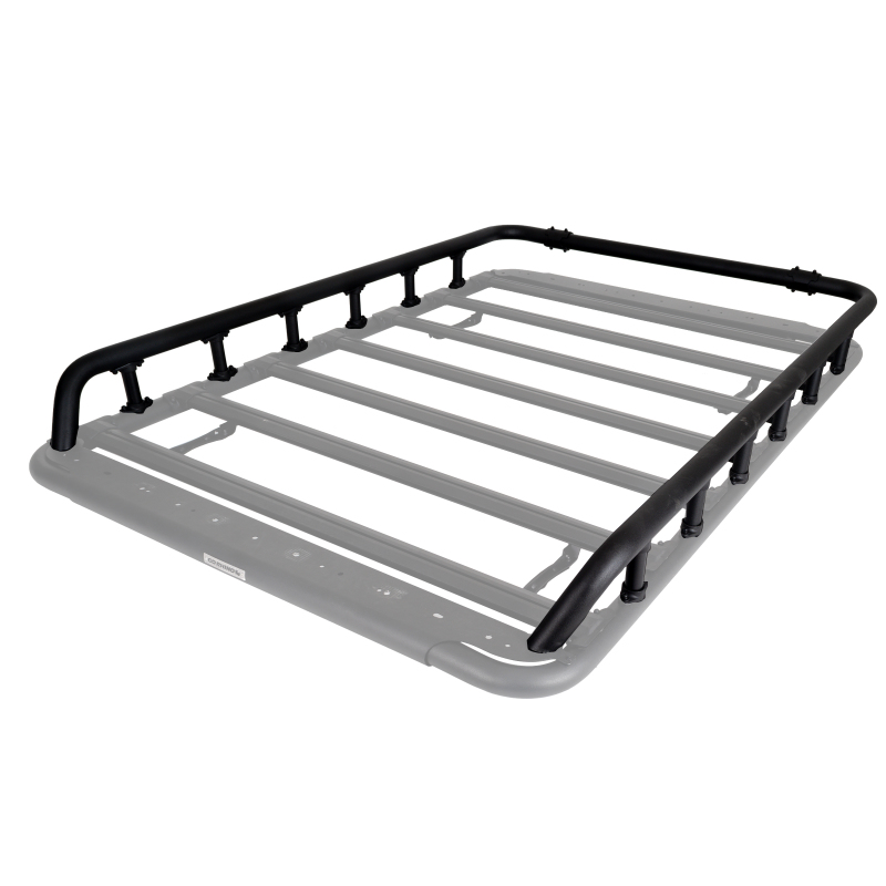 Go Rhino SRM500 Tri-Rail Kit (For 75in. Long Rack) - Tex. Blk (Rails ONLY - Req. Platform) thumbnail 3
