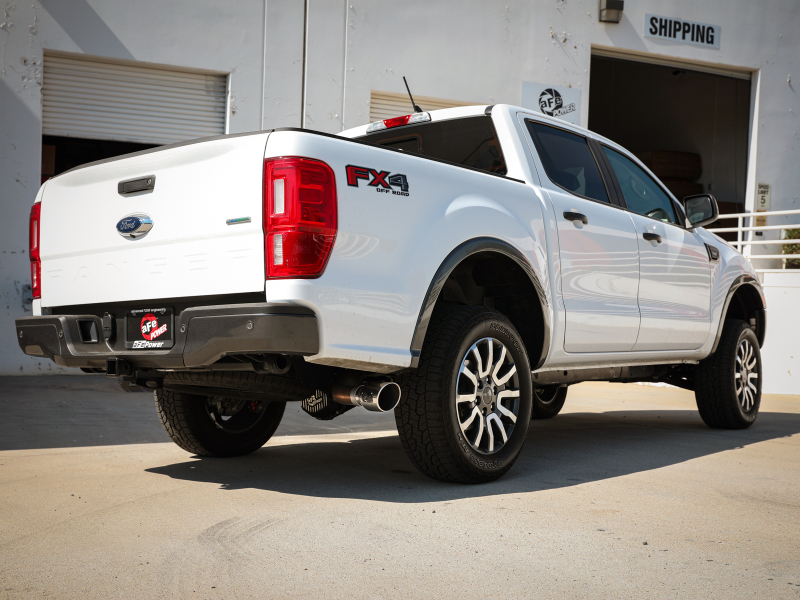 aFe Apollo GT Series 3in 409 SS Axle-Back Exhaust 2019 Ford Ranger 2.3L w/ Polished Tips thumbnail 9