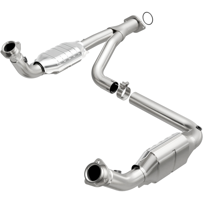 MagnaFlow DF Cat Conv 07-09 Chevrolet/GMC Silverado/Sierra 2500 HD 6.0L Y-Pipe Assy excludes Classic thumbnail 2