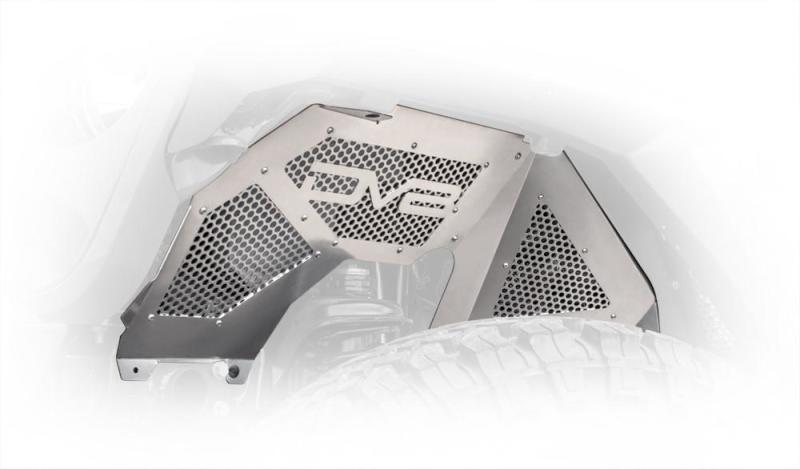 2018+ Jeep Wrangler JL Front Inner Fenders - Black