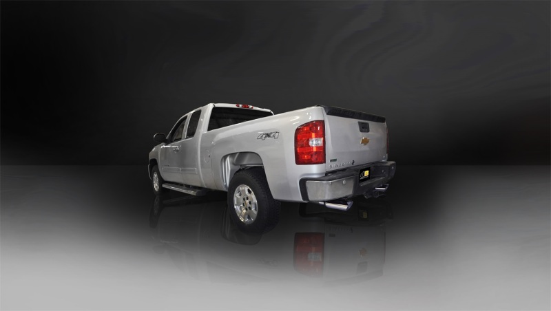 Corsa 2011-2013 Chevrolet Silverado Crew Cab/Short Bed 1500 6.2L V8 Polished Sport Cat-Back Exhaust thumbnail 9
