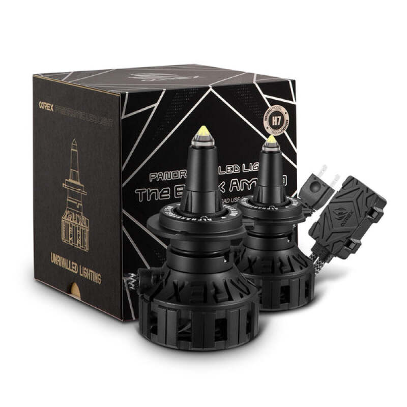 AlphaRex Black Ammo Panoramic LED Light Bulbs - H11 thumbnail 5