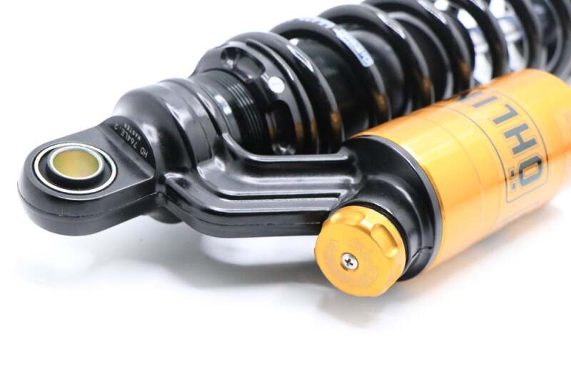 Ohlins 91-17 Harley-Davidson Dyna FXD STX 36 Blackline Shock Absorber w/ Gold Accents thumbnail 6