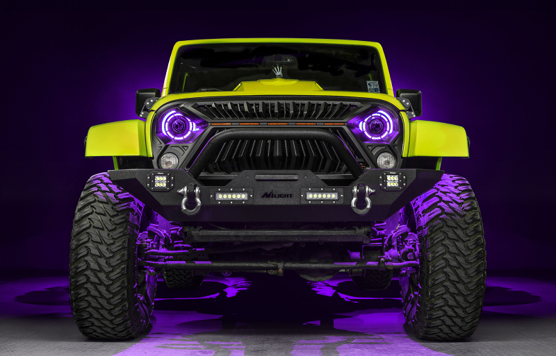 ORACLE Lighting 0718 Jeep Wrangler JK Oculus 7in ColorSHIFT Bi-LED Projector Headlights thumbnail 9