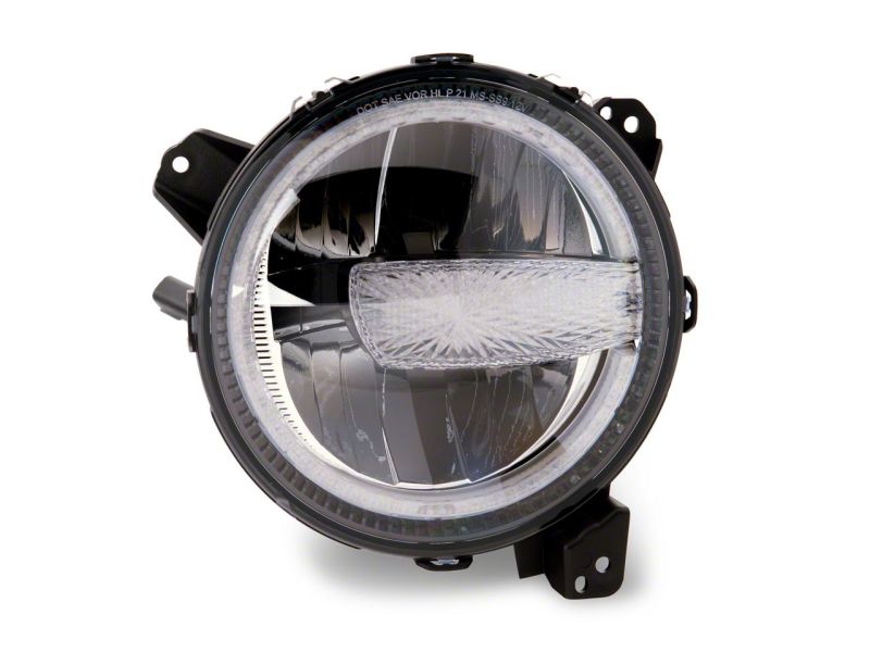 Raxiom 18-23 Jeep Wrangler JL Axial Series 9-In LED Headlights- Black Housing (Clear Lens) thumbnail 8
