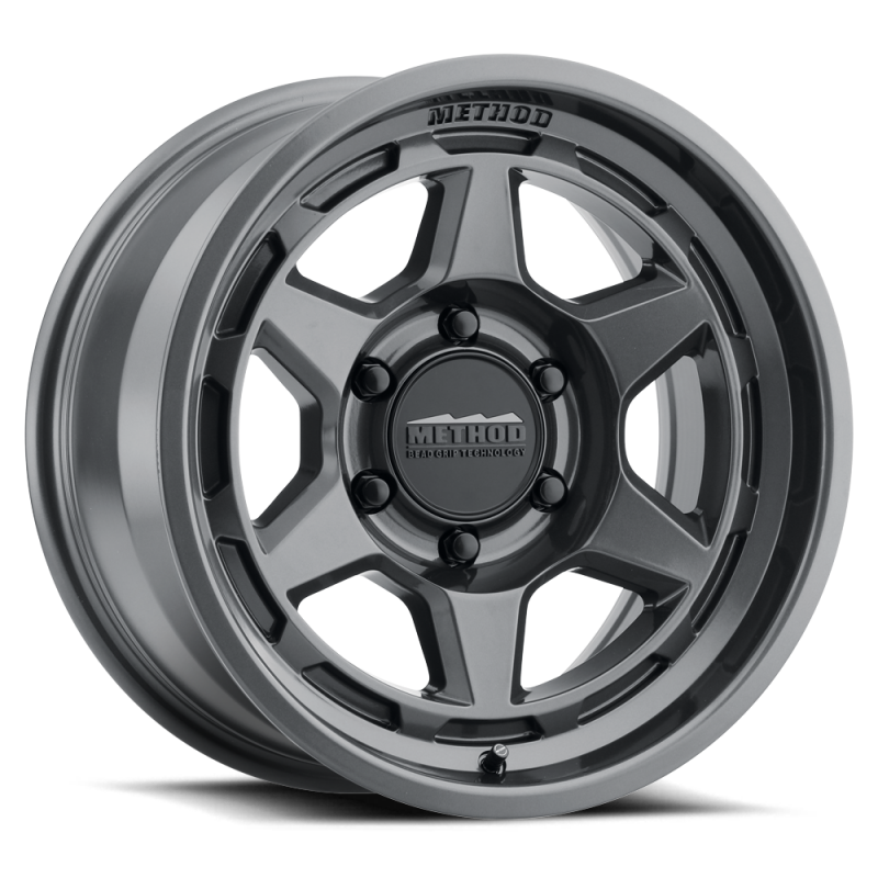 Method Race Wheels MR70878560800 MR708 Bead Grip, 17x8.5, 0mm Offset, 6x5.5, 106.25mm Centerbore, Gloss Titanium