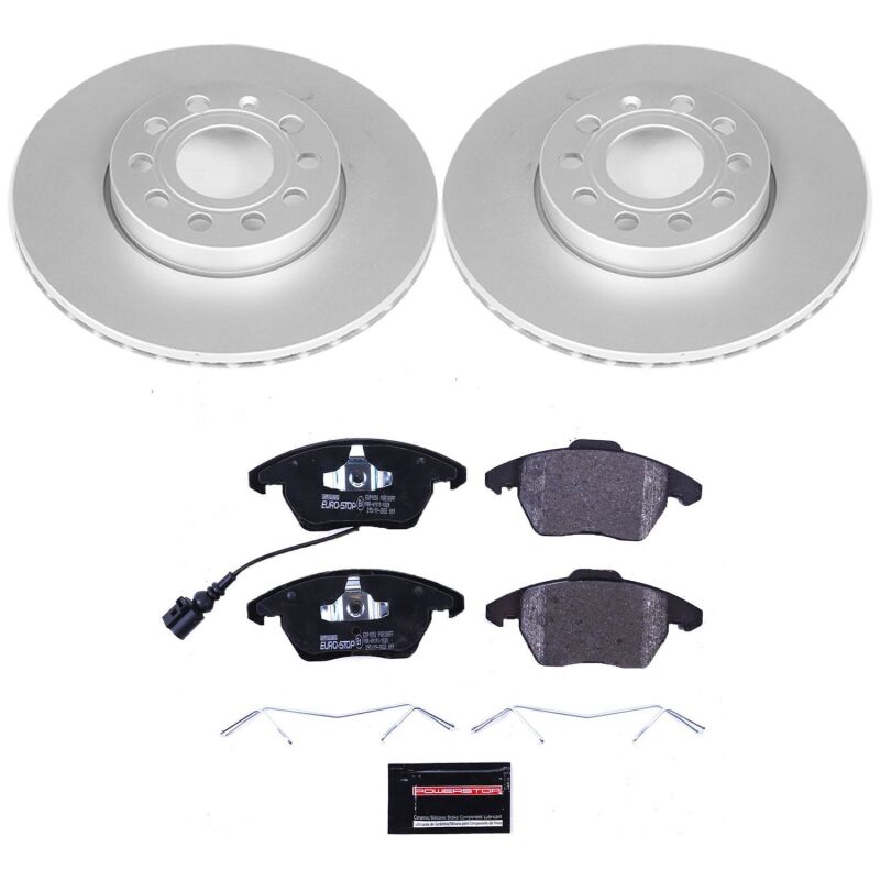 Power Stop 10-12 Audi A3 Front & Rear Euro-Stop Brake Kit (1x psbESK4623, 1x psbESK5671) thumbnail 5